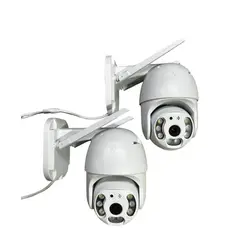 AWEI - Combo 2 Cámara Ptz Robótica Ip Wifi 2mp 1080hd Exterior 360°