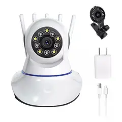 AWEI - Camara Ip Wifi Robotica Seguridad Wifi 5 Antenas NO INCLUYE SD