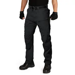 UBMD - Pantalon Militar Hombre Casual Transpirable 002 Negro