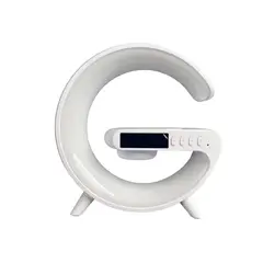 GENERICO - Lampara Inteligente Cargador 15w Parlante Bluetooth Reloj