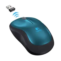 LOGITECH - Mouse Óptico Inalámbrico USB M185 · Win Mac Linux - AZUL
