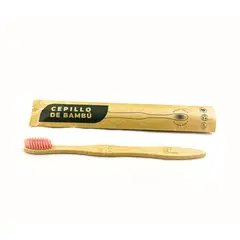 ECOTRADE - Cepillo de Dientes en Bambu para Adulto Rosado