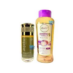 ANYELUZ - Kit x 2 Shampoo cebolla y oleo capilar de argan -