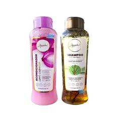 ANYELUZ - Kit x 2 shampoo romero y acondicionador cebolla  -