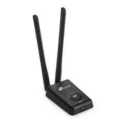 TP LINK - Adaptador de Red TPLINK USB de Alta Potencia 300Mbps 2.4 GHz 2 Antenas