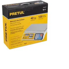 PRETUL - *** Bascula Electronica Portatil Capacidad 40 KG ***