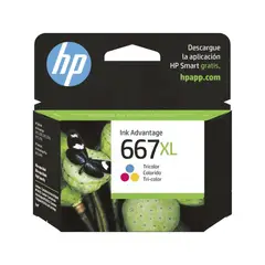 HP - Cartucho tricolor 667xl deskjet ink advantage 330 pag