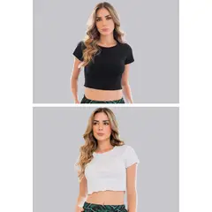 RUTTA - Crop Top Paq X2 Mujer Multicolor 5967