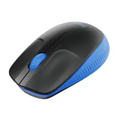 LOGITECH - Mouse Inalámbrico Full Size Confortable M190 Azul