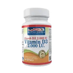 HEALTHY AMERICA - VITAMIN D3 2000IU 100Softgels