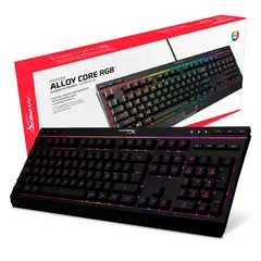HYPERX - Teclado Gamer Alloy Core · Alámbrico USB-A · Full Size · Membrana · RGB · Español