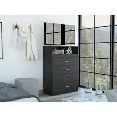 RTA DESIGN - Comoda 4 Cajones Z-80W wengue rta muebles CLW 3796