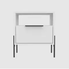 RTA DESIGN - Mesita de noche White Collection W-52 Blanc rta muebles MLB 7190