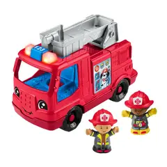 LITTLE PEOPLE - Fisher Price Camión De Bomberos Mediano