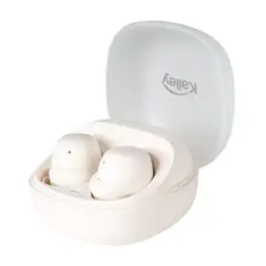 KALLEY - Audífonos Inalámbricos Bluetooth In Ear K-AUDC Crema