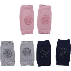 GENERICO - Rodilleras De Bebé Para Gatear Con Antideslizante X 3 Pares