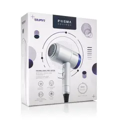 GENERICO - Secador Prisma Pro -Con Aire Ajustable accesorios incluidos - Blanco