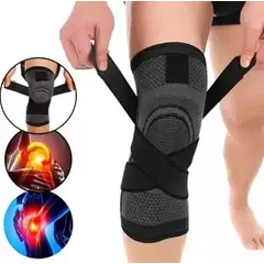 SHENGSHOU - Rodillera Deportiva Ajustable Compresión Gym Set X2 - Par