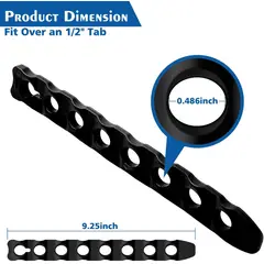 GENERICO - CORREAS PLASTICAS PARA PORTABICICLETAS