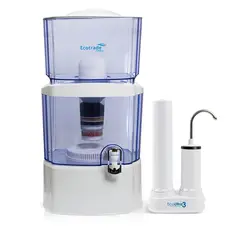 ECOTRADE - Filtro Doble Filtracion mas Filtro Agua 24 Litros