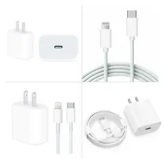 GENERICO - Cargador 20w+cable 1m Usb-c Para iPhone 14 13 12 11 Pro Max IPAD