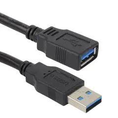 GENERICO - Cable Extensión Usb 3.0 Macho A Hembra De 1.5 Metros 5 Gbps