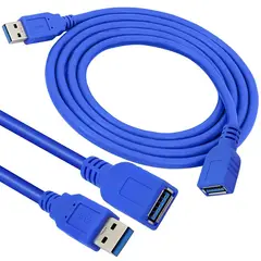 GENERICO - Cable Extensión Usb 3.0 Macho A Hembra De 5 Metros 5 Gbps