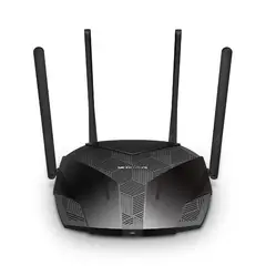 MERCUSYS - Router Wi-Fi 6 de doble banda 2,4 GHz 5 GH 4 antenas externas fijas Gigabit