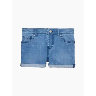 TOMMY HILFIGER - Bermudas Denim Niña Café