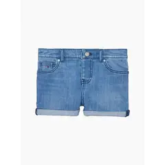 TOMMY HILFIGER - Bermudas Denim Niña Café