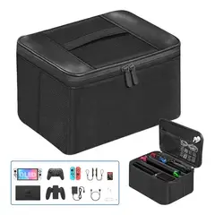 NINTENDO - Maleta estuche de viaje para switch multiprotección.
