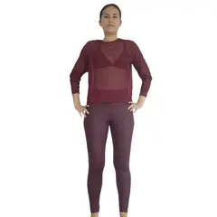 ALMA FIT - Conjunto Deportivo Malla Buzo + Leggins.