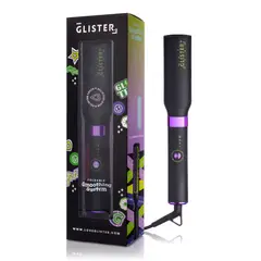 GENERICO - Cepillo Electrico Alisante Pleglable Anti Frizz - Glister - Negro