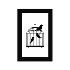 ART INDUSTRY - Cuadro 60x40 Cms Decorativo Birds2