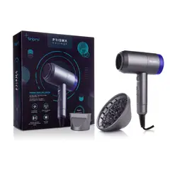 GENERICO - Secador Prisma Pro -Con Aire Ajustable accesorios incluidos - Negro