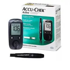 GENERICO - Glucómetro Accu-chek Active Medidor Glucosa Digital + Forro.---