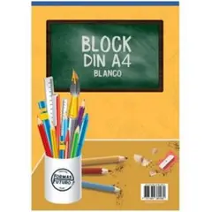 GENERICO - Block din a4 blanco formas futuro