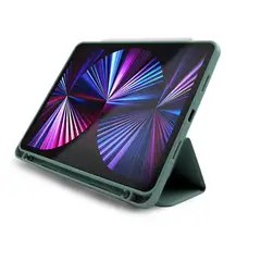 GENERICO - Estuche Protector Para iPad Air 4 y 5 10.9 + Vidrio Ceramico - Verde