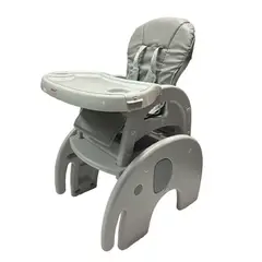 MAXIBABY - Silla Comedor Tipo Escritorio 2en1 Con Juguete Para Bebe