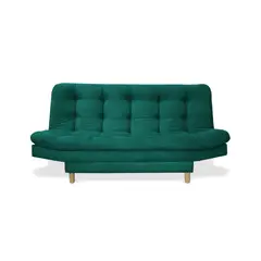 MUEBLES REM - Sofacama Hofmann Verde + cojines