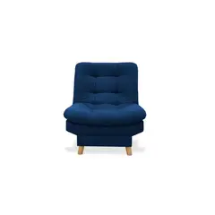GENERICO - Poltrona Hofmann Tela Azul Reclinable 3 posiciones