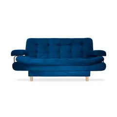 MUEBLES REM - Sofacama Keller Tela Azul Petroleo