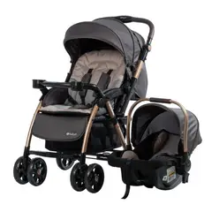 EBABY - Coche TRAVEL SYSTEM BRAVIAR EB1092-1 Negro