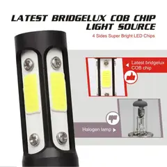 GENERICO - Par Bombillos Luz Led Moto O Carro 12000 Lm H4 Altas/bajas