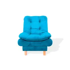 MUEBLES REM - Poltrona Meier Tela Turquesa