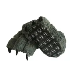 GENERICO - Babuchas - Pantuflas de Peluche Garras Gris