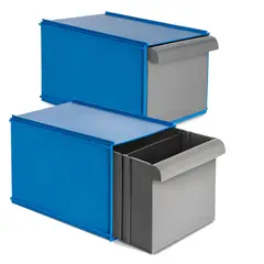 ENERGY PLUS - 2 cajones organizador herramienta apilables y modulares 25Kg