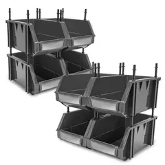 ENERGY PLUS - 8 modulares abiertos organizador plástico inventarios 20Kg