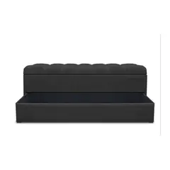 MAGIC CLASS - ZAPATERO BAUL DENVER 100X50X45 MICROFIBRA NEGRO