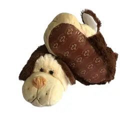 GENERICO - Pantuflas Babuchas Perrito Marrón